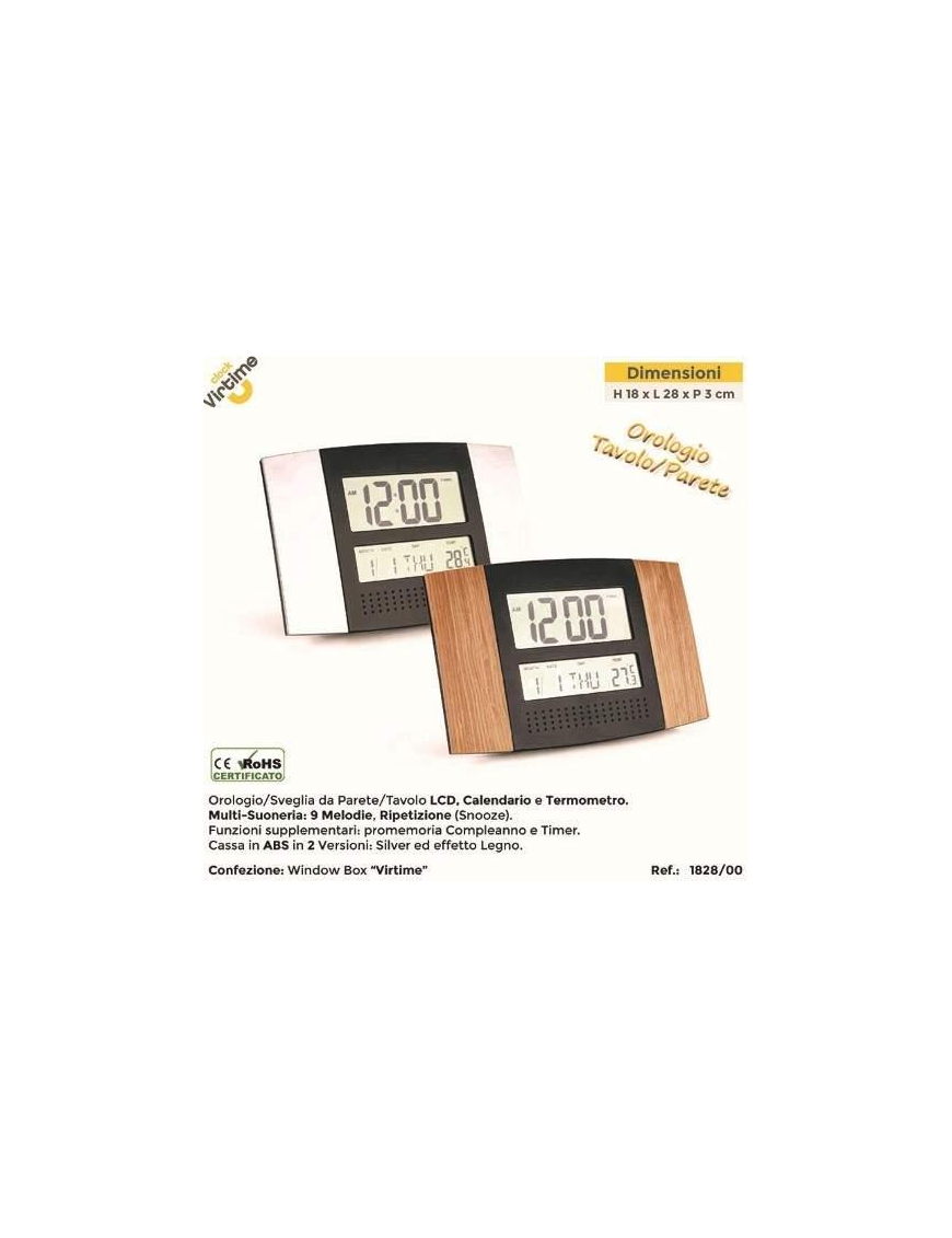 LCD TABLE CLOCK