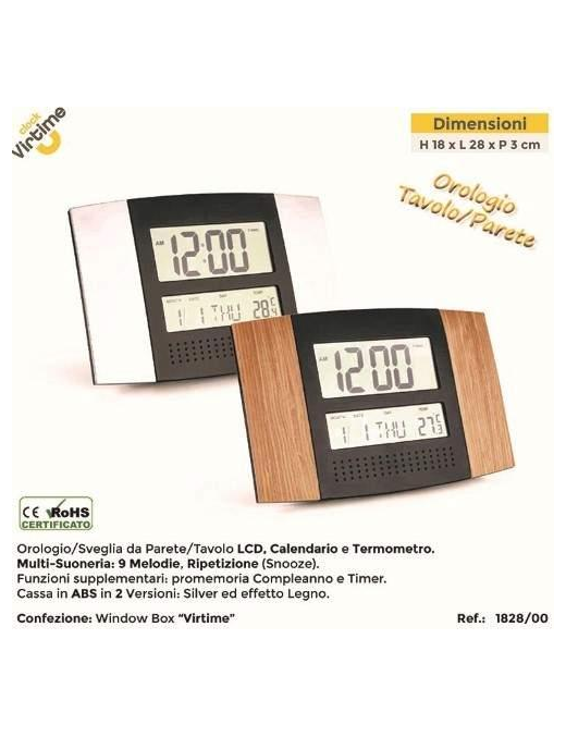 LCD TABLE CLOCK