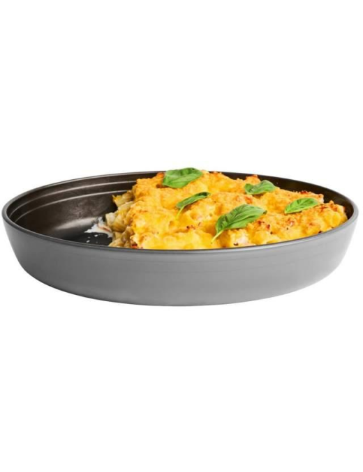 BOROS GRIS OVAL PAN 35x24x6cm