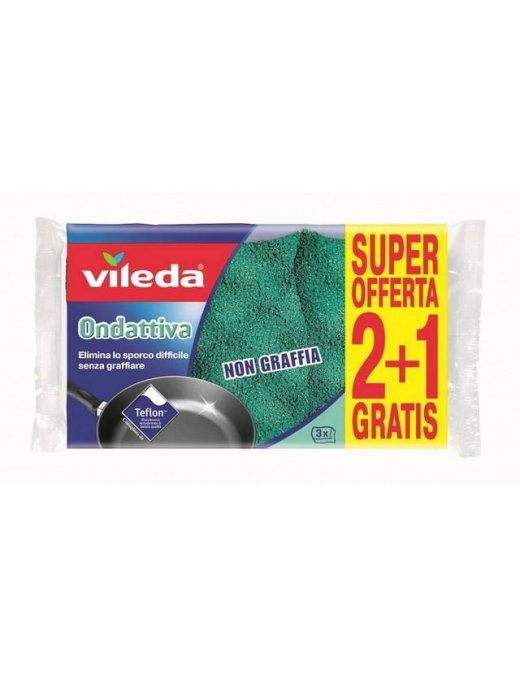 VILEDA SPUGNA ONDATTIVA 3 PEZZI