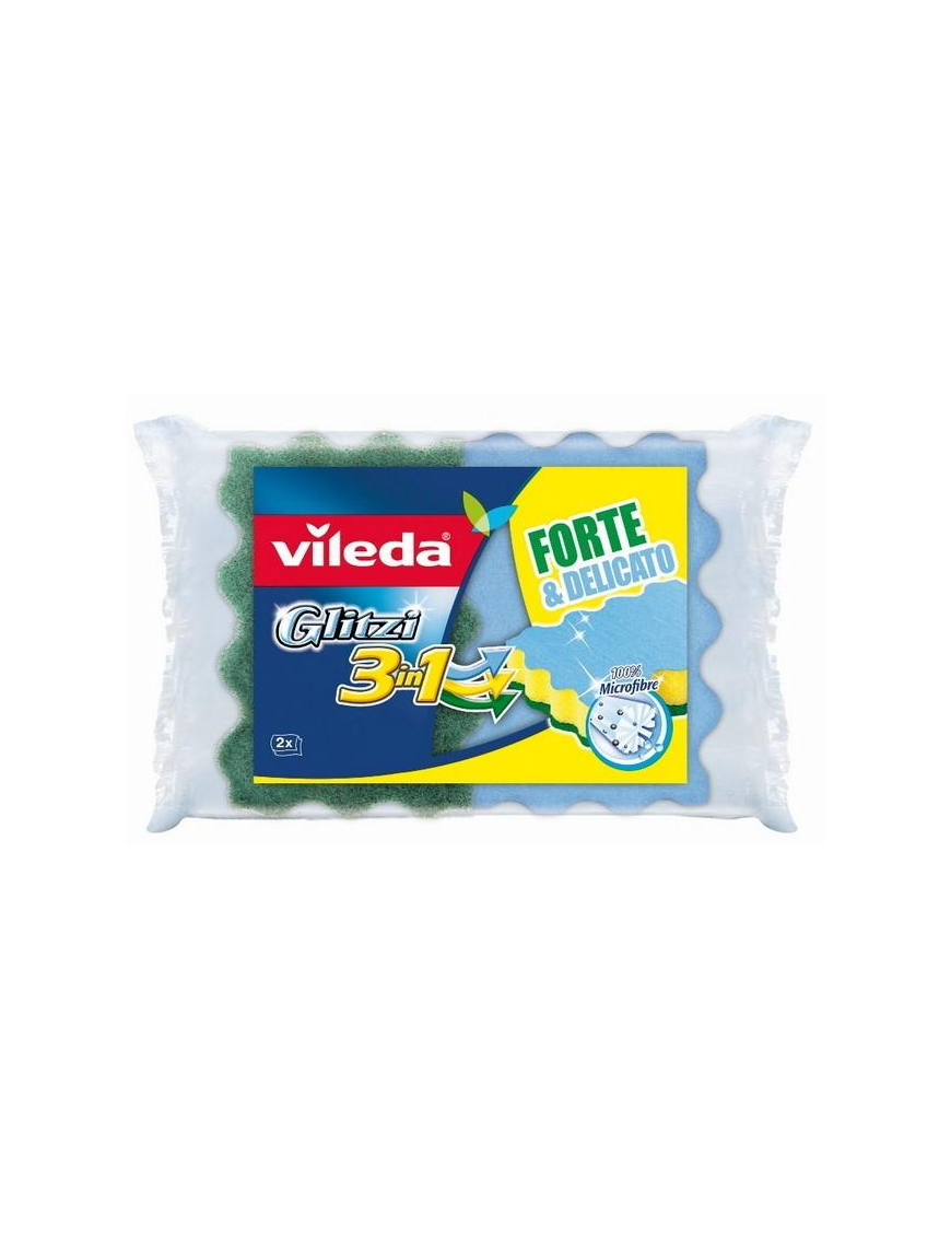 VILEDA GLITZI SPONGE 3in1 2 PIECES