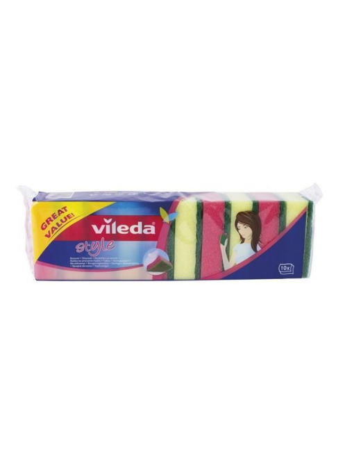 VILEDA STYLE SPONGE 10 PIECES