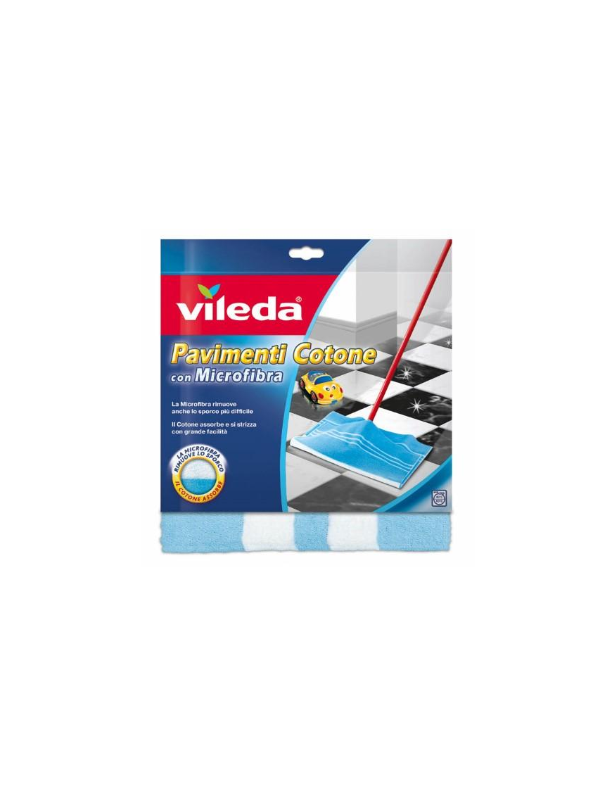 VILEDA COTTON FLOOR CLOTH WITH MICROFIBER