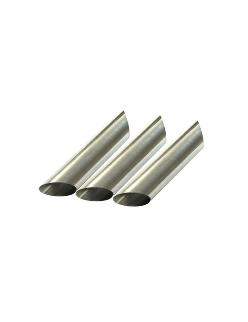 LINEA LATTA FORMA CANNOLI A TUBO 3 PEZZI 13x2,6 CENTIMETRI