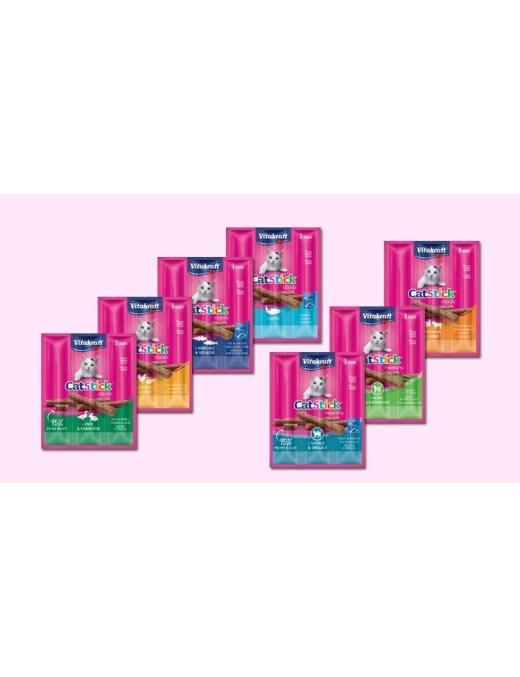 PET STICK CAT SALMON LINE 3 PIECES