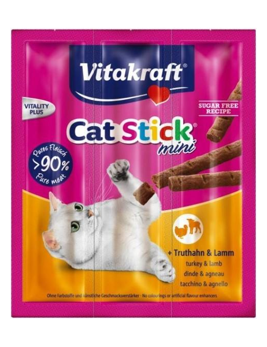 LINEA PET STICK CAT TACCHINO E AGNELLO 3 PEZZI