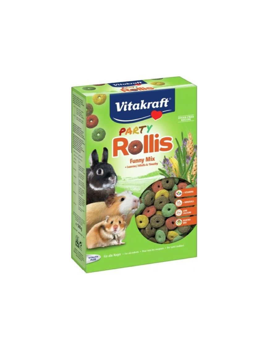 LINEA PET SNACK RODITORI ROLLIS PARTY 500 GRAMMI