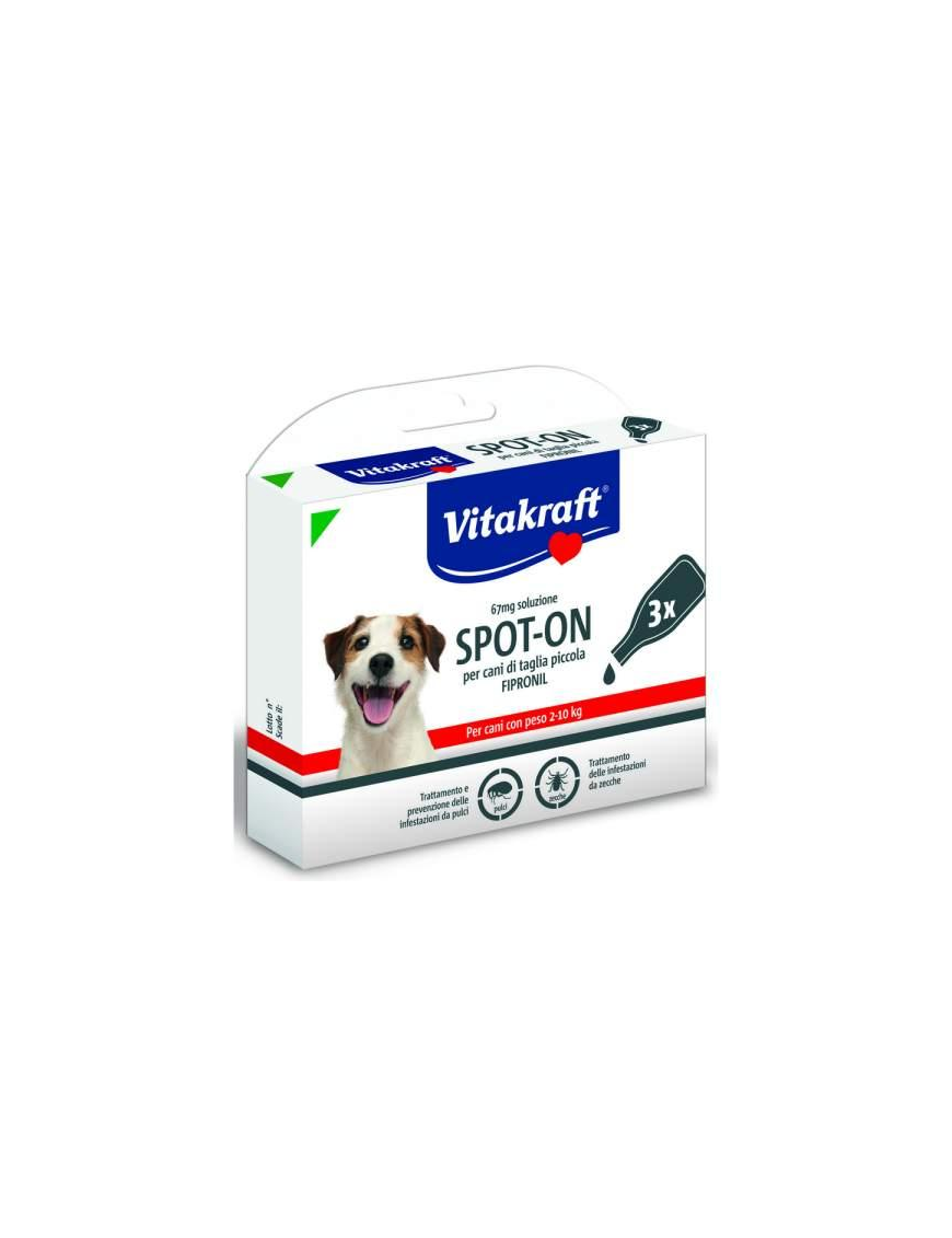 LINEA PET ANTIPARASSITARIO CANI SPOT ON 3x0,67 MILLILITRI