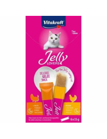 PET JELLY LINE CATS CHICKEN/TURKEY 6x15 GRAMS