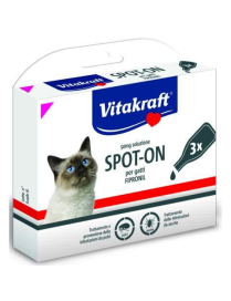 LINEA PET ANTIPARASSITARIO GATTI SPOT ON 3x0,5 MILLILITRI