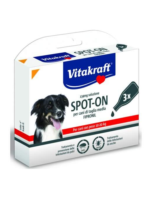 LINEA PET ANTIPARASSITARIO CANI SPOT ON 3x1,34 MILLILITRI
