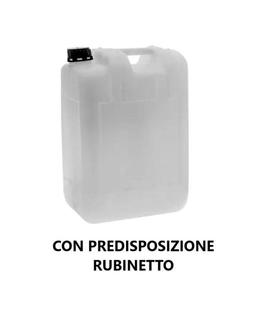 TANICA CON PREDISPOSIZIONE RUBINETTO 27 LITRI