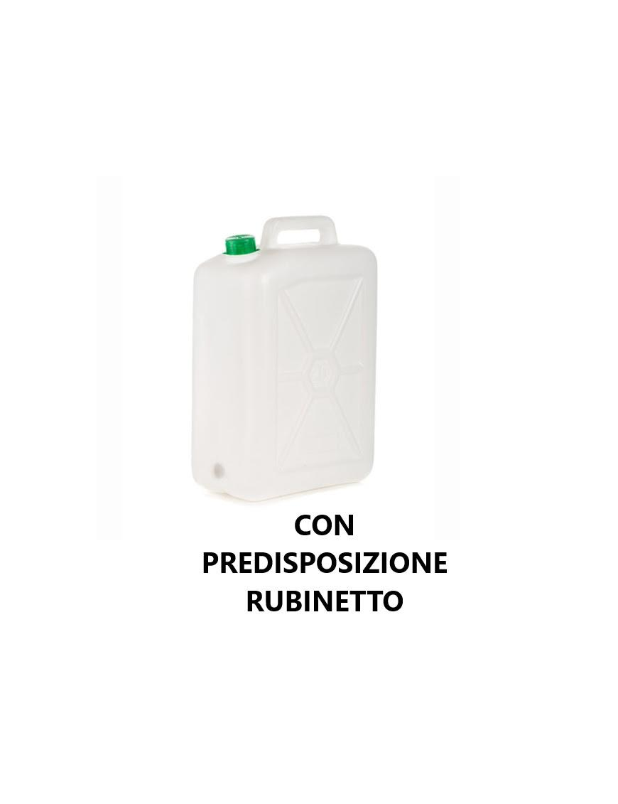 TANICA CON PREDISPOSIZIONE RUBINETTO 20 LITRI