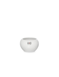 VASO SFERA BIANCO d.  9,5cm h