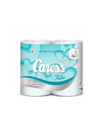 CARESS LINE TOILET PAPER 4 PIECES TALC 2 PLY