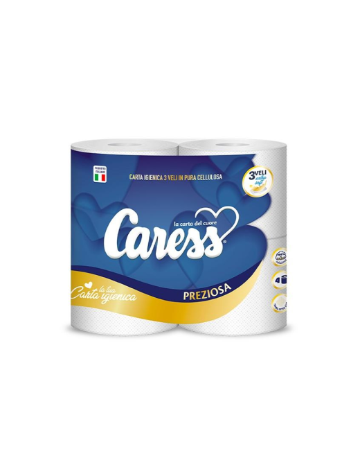PREZIOSA LINE TOILET PAPER 4 PIECES 3 PLY