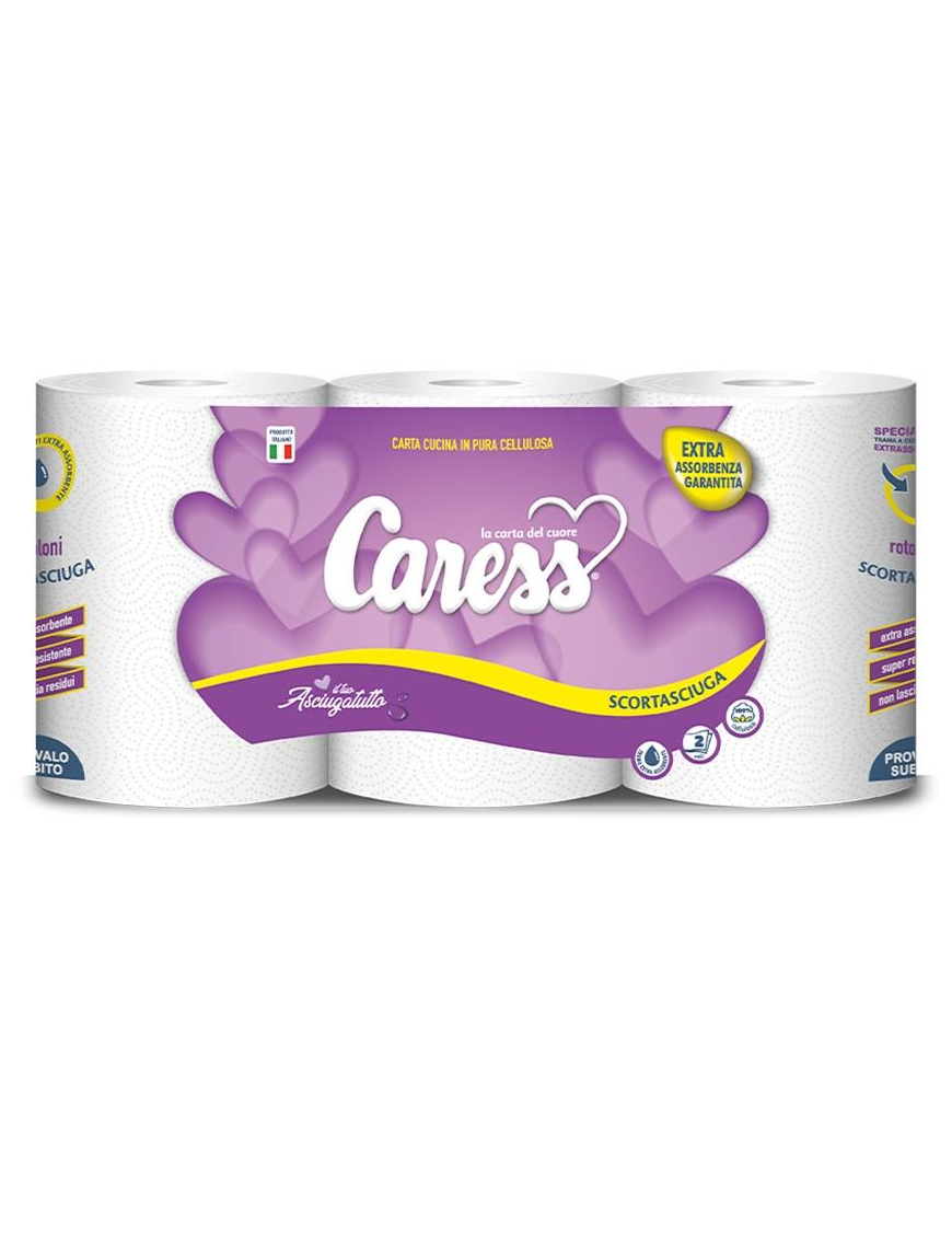 CARESS LINE DRYER ROLL 3 ROLL