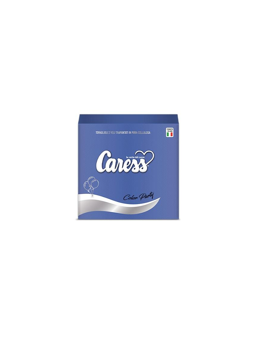 PARTY LINE CARESS BLUE NAPKINS 33x33 CENTIMETERS 2 PLY 25 PIECES