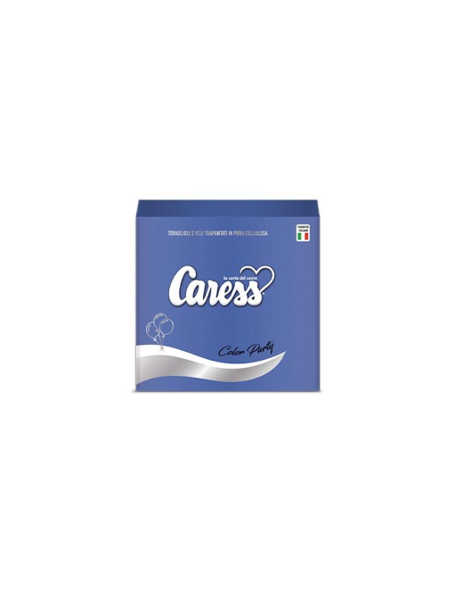 PARTY LINE CARESS BLUE NAPKINS 33x33 CENTIMETERS 2 PLY 25 PIECES