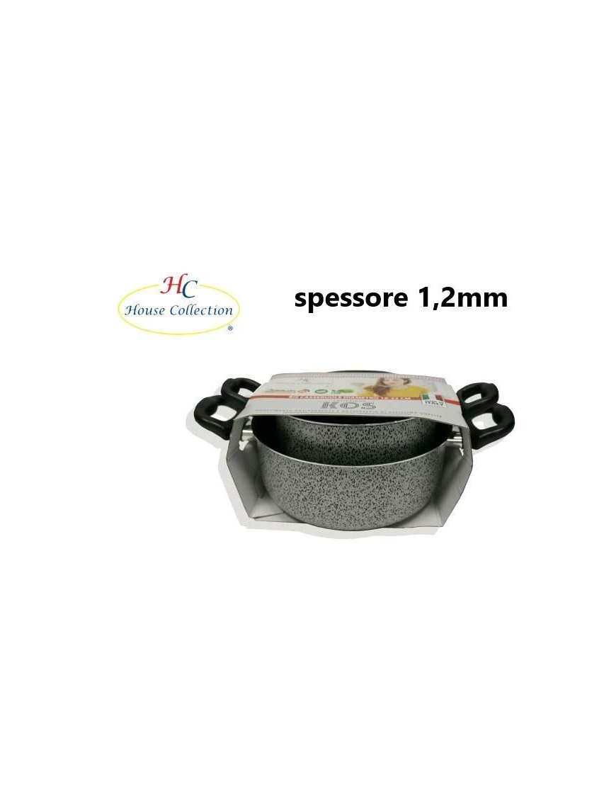 KOS LINE CASSEROLES 2 pieces diameter 18/22cm thickness 1.2mm