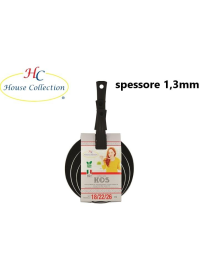 LINEA NEW KOS PADELLE 3pezzi 18/22/26cm