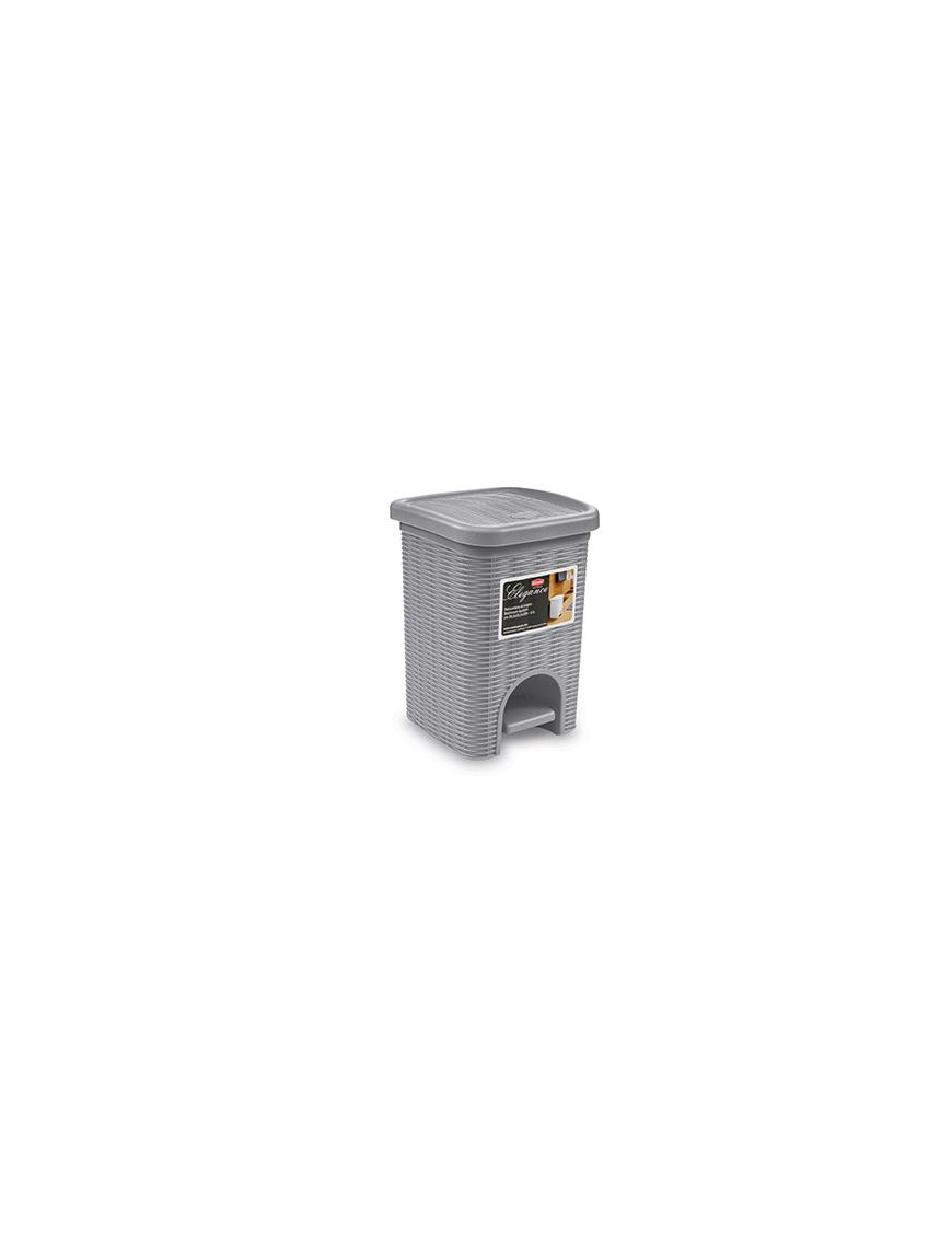 ELEGANCE LINE 6lt GRAY WASTE BIN