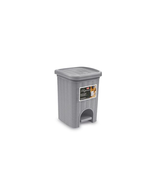 ELEGANCE LINE 6lt GRAY WASTE BIN