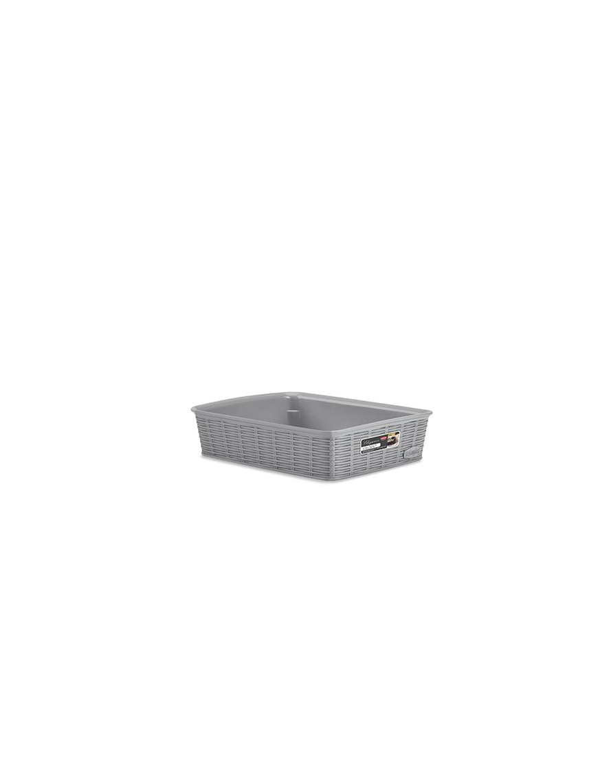 LINEA ELEGANCE CESTO 25x19,5x6 GREY
