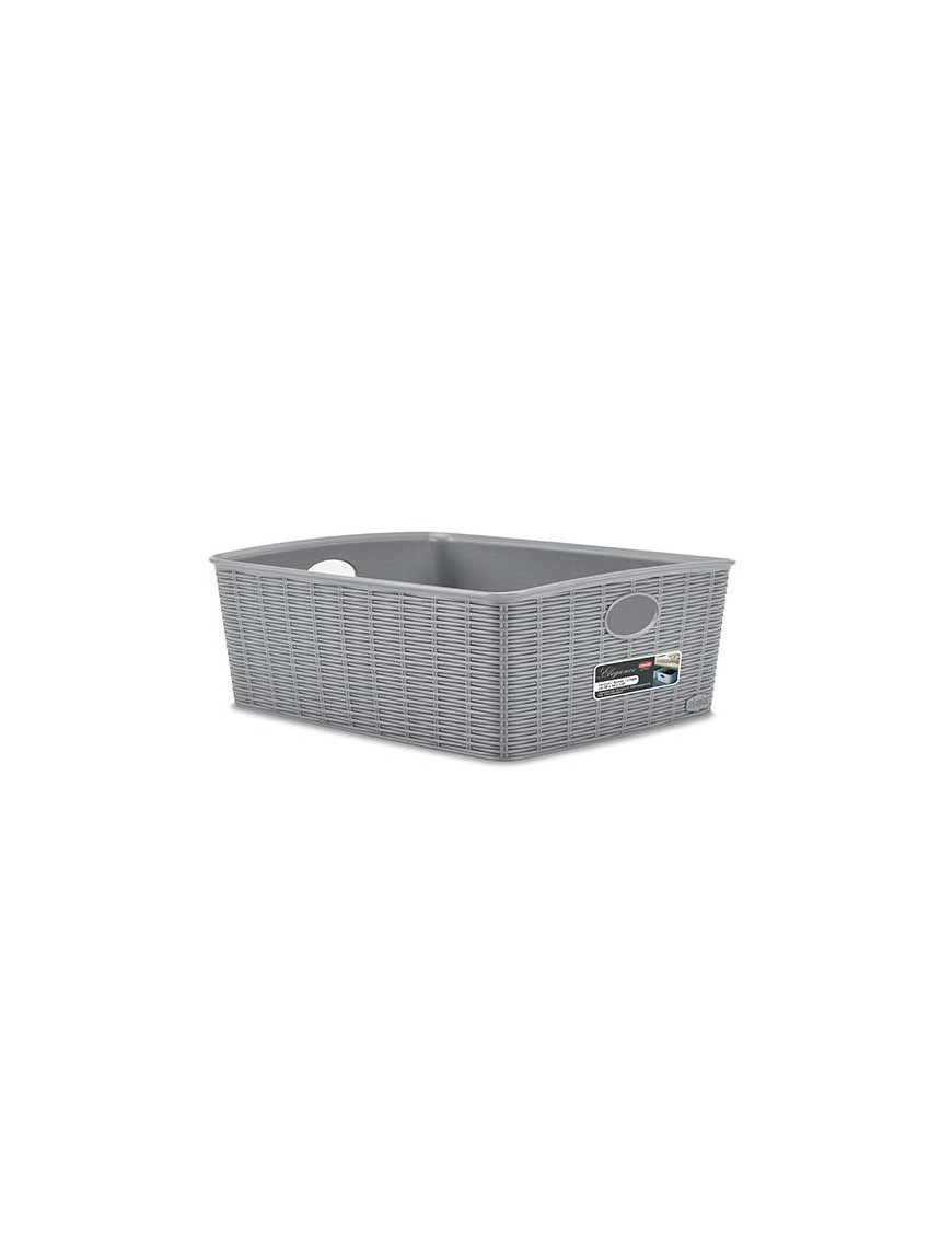 LINEA ELEGANCE CESTO HIGH 36x29x13 GREY