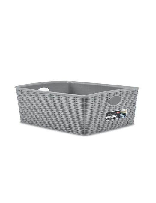 ELEGANCE LINE HIGH BASKET 36x29x13 GREY