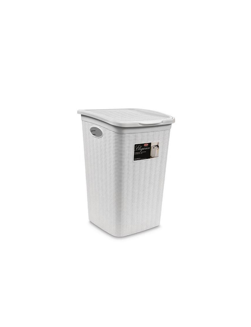 ELEGANCE LINE WHITE LAUNDRY HOLDER 50lt