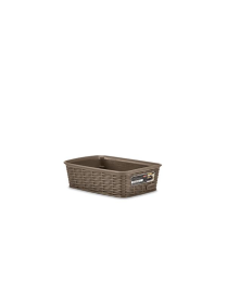 LINEA ELEGANCE CESTO 20x14x6 TORTORA