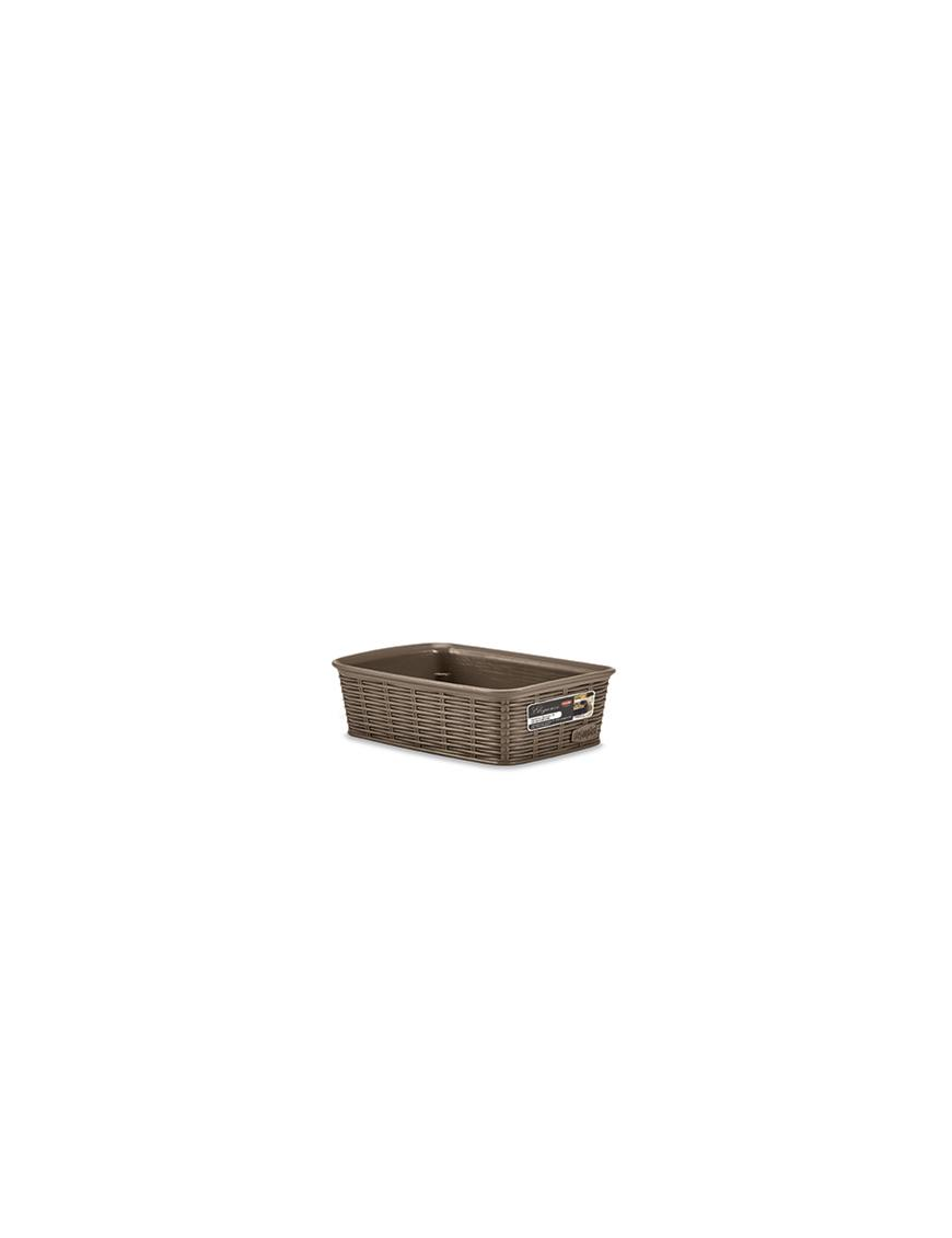 LINEA ELEGANCE CESTO 20x14x6 TORTORA
