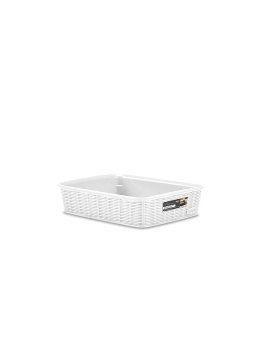 LINEA ELEGANCE CESTO 25x19,5x6 BIANCO