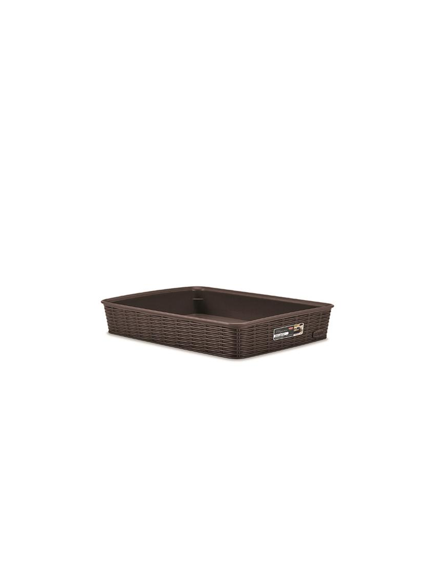 LINEA ELEGANCE CESTO 35,5x26x6 MOKA