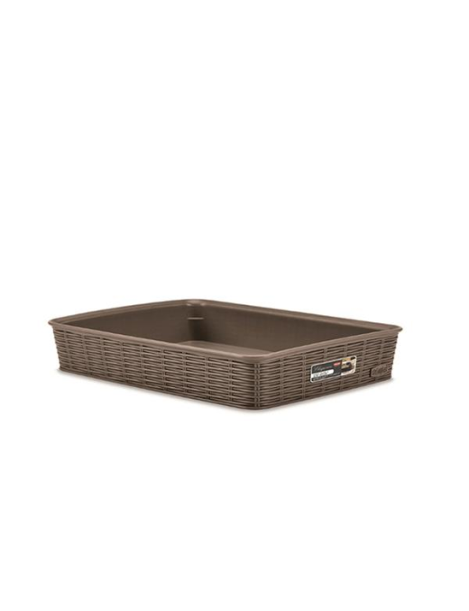 LINEA ELEGANCE CESTO 35,5x26x6 TORTORA