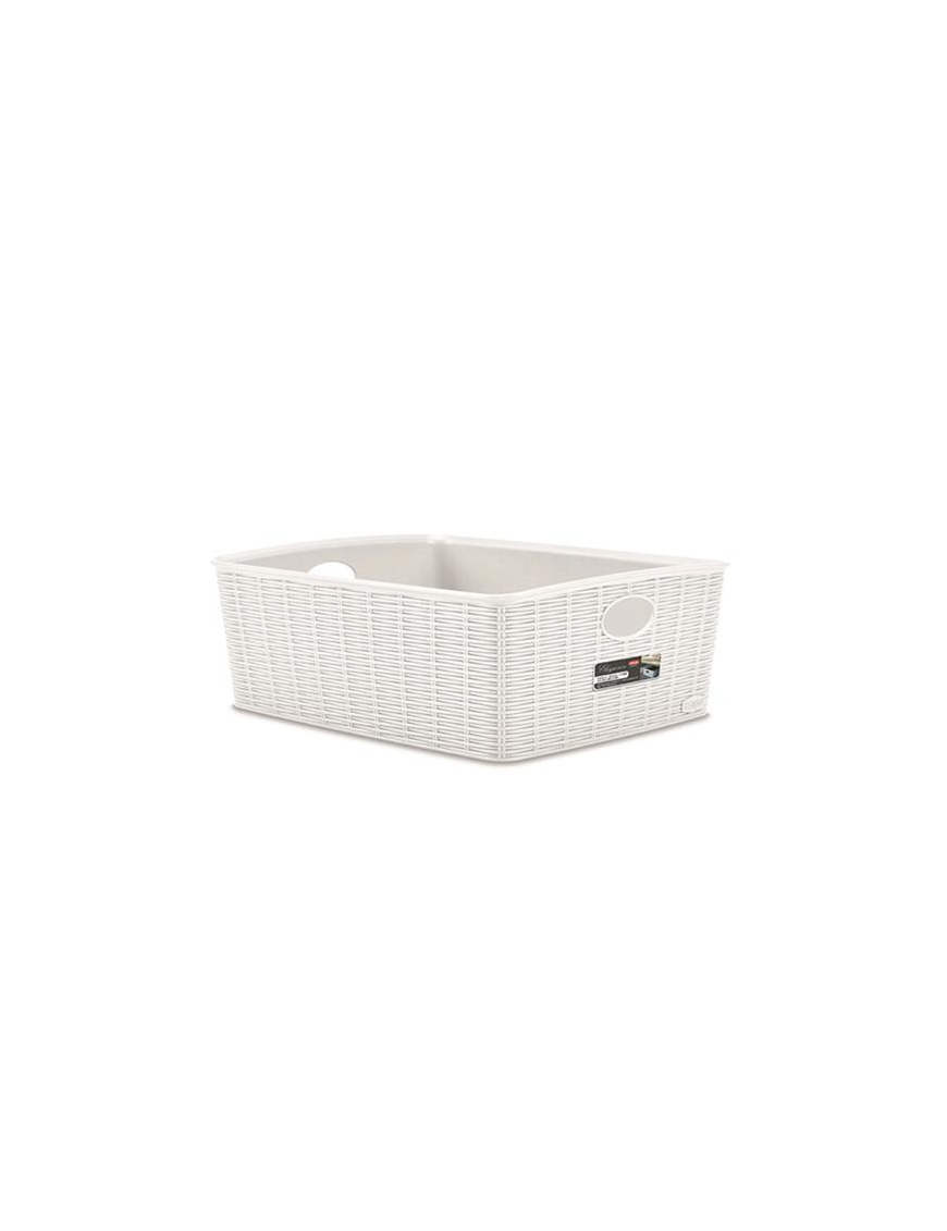 LINEA ELEGANCE CESTO HIGH 36x29x13 BIANCO