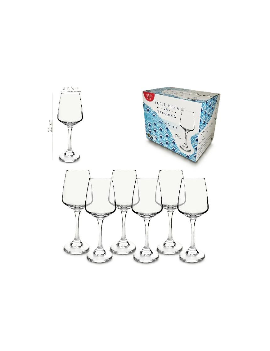 CALICI IN VETRO 6pezzi 41cl