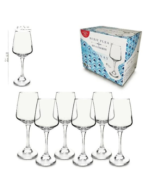 GLASS GLASSES 6 pieces 41cl