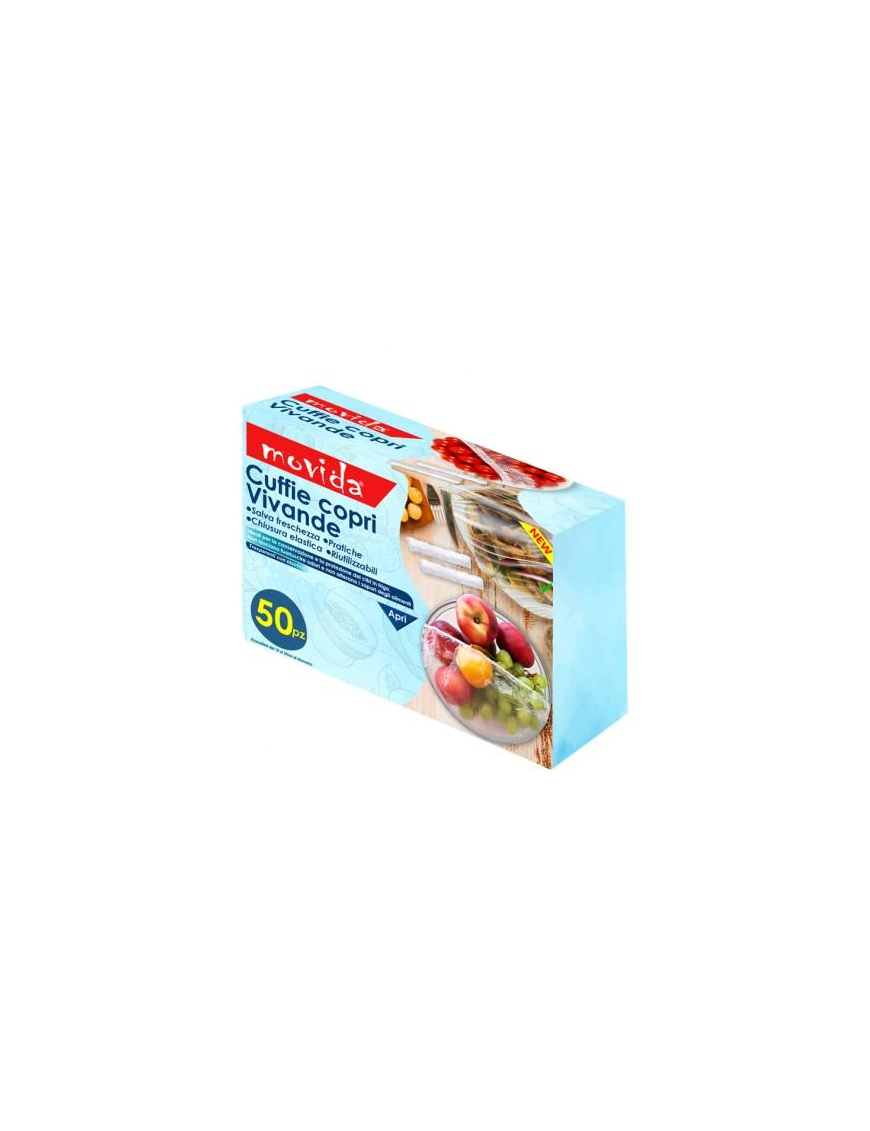MOVIDA FOOD COVER CAPS 50 pieces