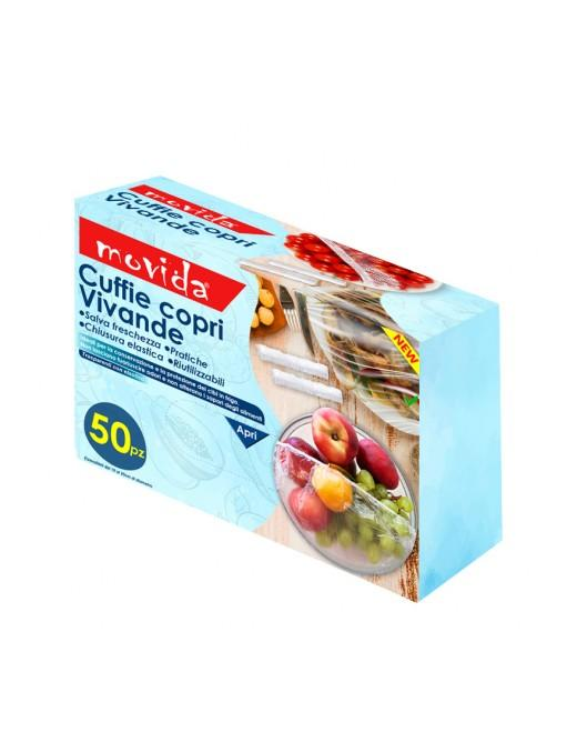 MOVIDA FOOD COVER CAPS 50 pieces