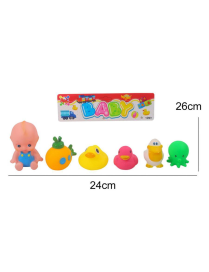 MORBIDONI BABY CON ANIMALI 6 PEZZI