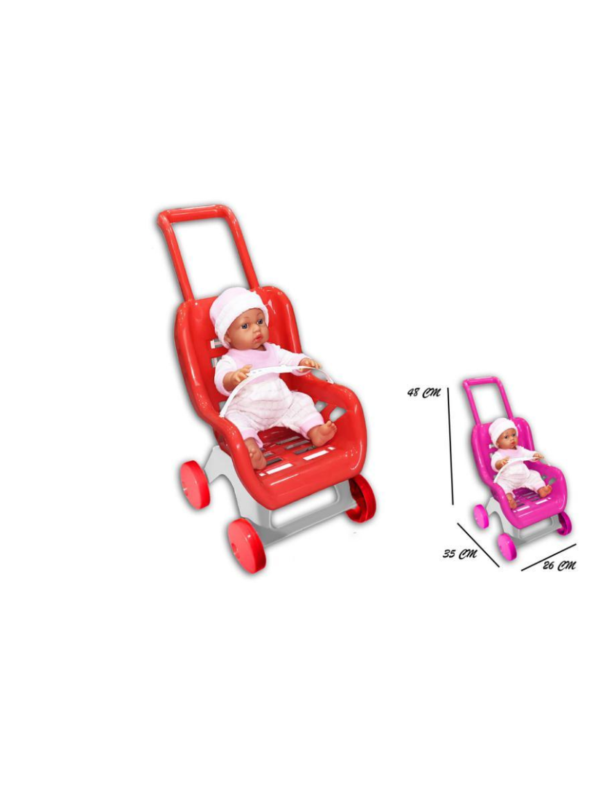 STROLLER WITH DOLL