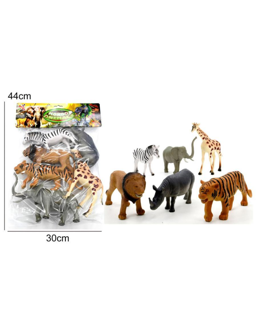 SAVANA ANIMALS 6 PIECES