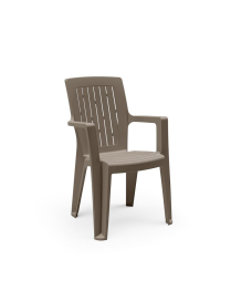POLTRONA VENEZIA TORTORA 56x60x89cm