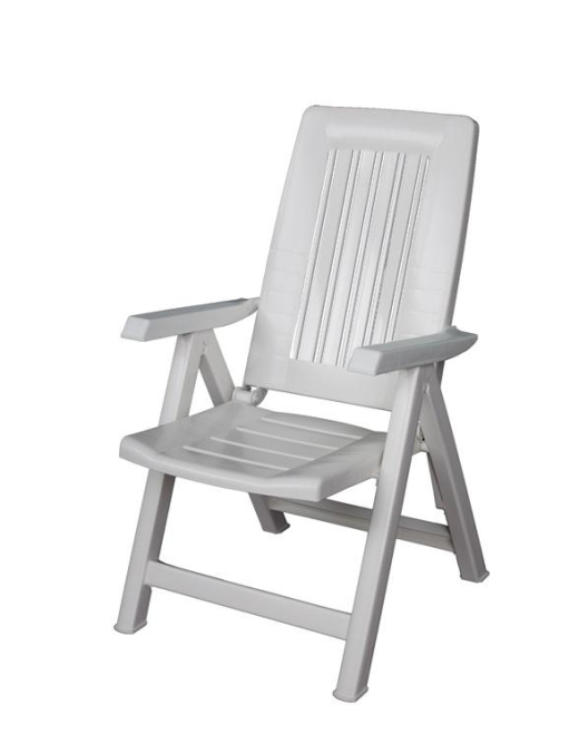 POLTRONA DIANA BIANCO 67x60x107cm 5 POSIZIONI