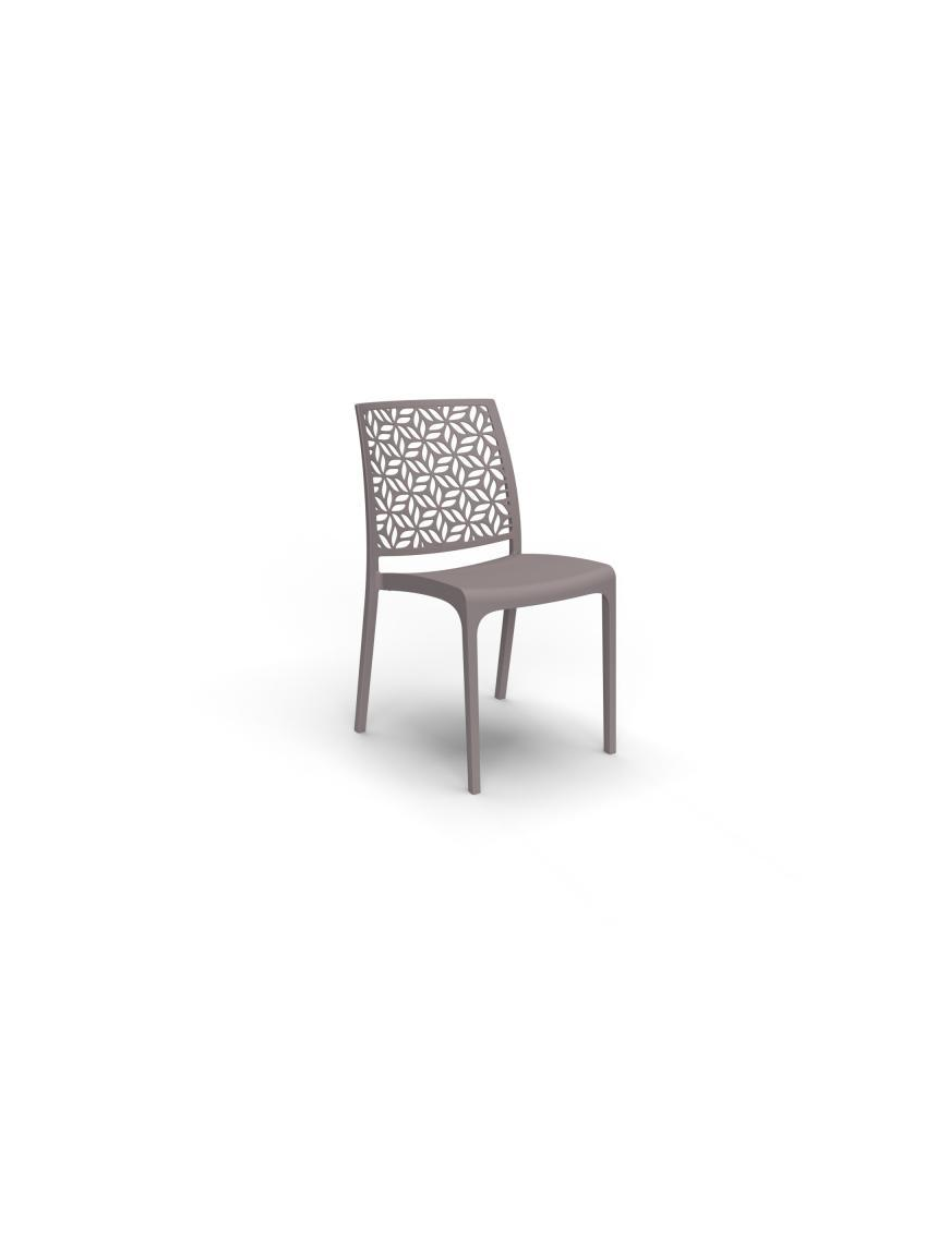 NINFA SEDIA  SENZA BRACCIOLI TORTORA  54x46x81cm