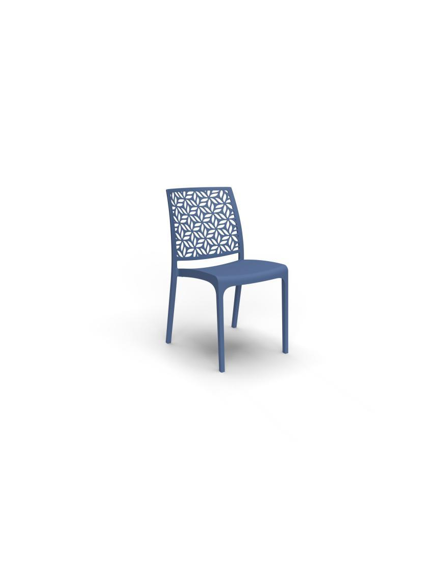 NINFA SEDIA  SENZA BRACCIOLI BLU MIAMI  54x46x81cm