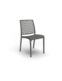 NINFA CHAIR WITHOUT ARMRESTS GRAPHITE 54x46x81cm