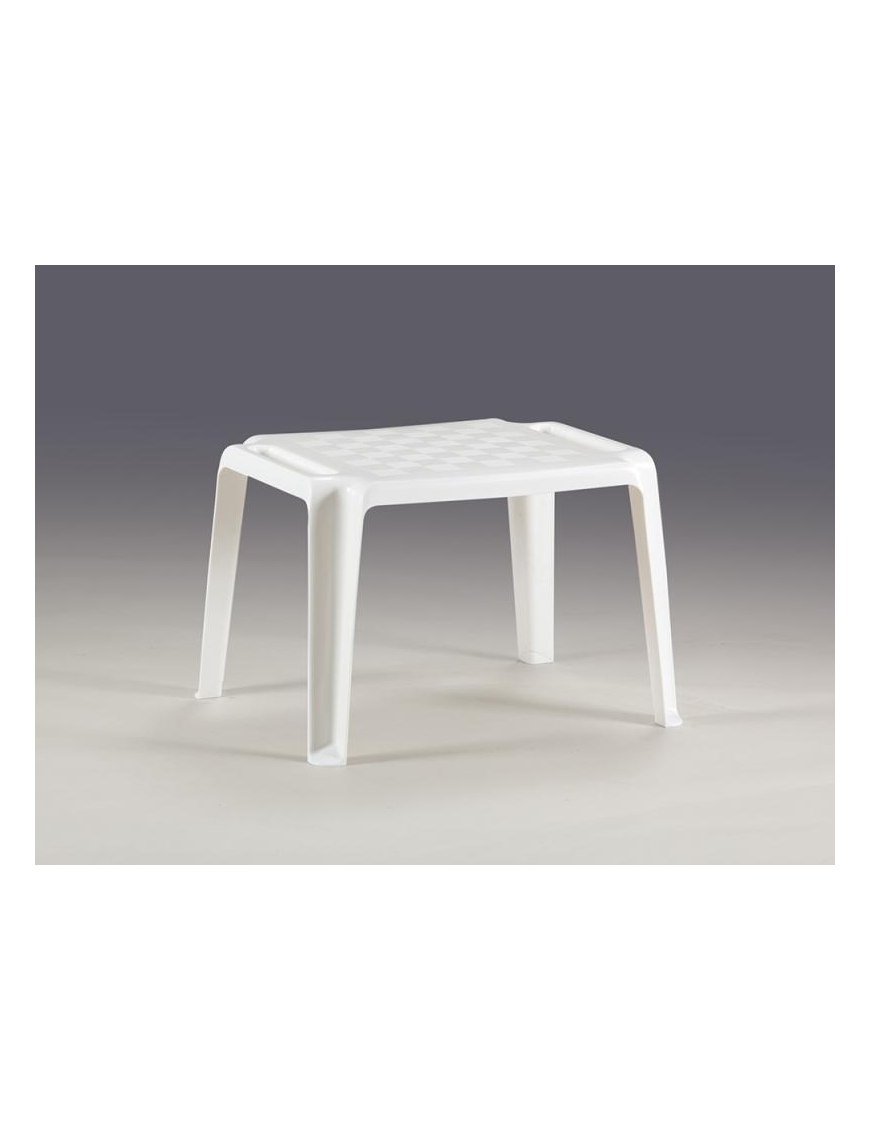 WHITE ABANO BABY TABLE 66x55x43